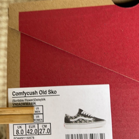 Vans Comfycush Old Skool Scribble Flower DaisyblkW - Picture 16 of 16